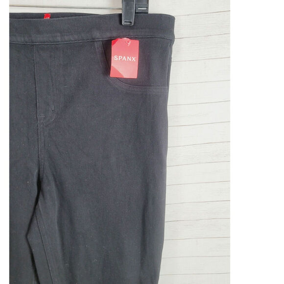 SPANX Jean-ish Ankle Leggings in Black, sz XL - Picture 3 of 16